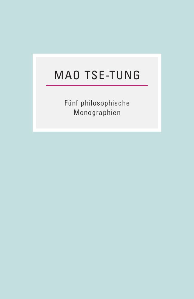 Fünf philosophische Monographien