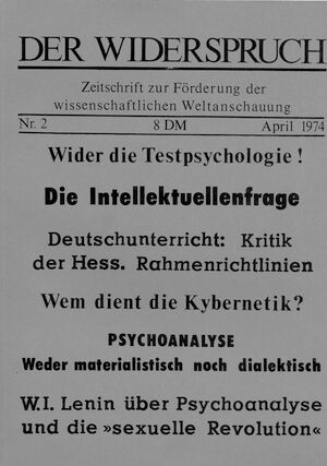 Der Widerspruch Nr. 2