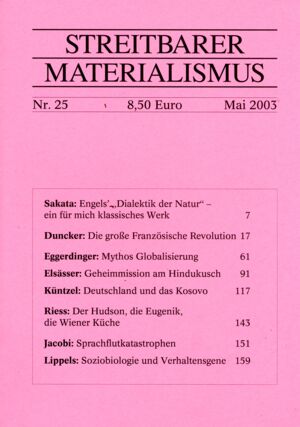 Streitbarer Materialismus Nr. 25