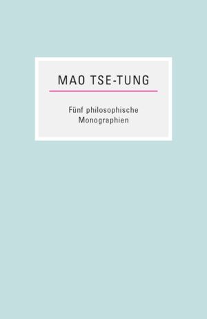 Fünf philosophische Monographien