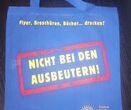 Stofftasche „Hungriger, greif nach dem Buch, es ist eine Waffe“