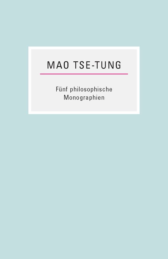 Fünf philosophische Monographien