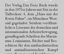 Lesezeichen Rückseite