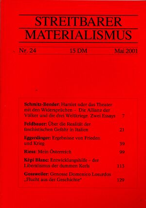Streitbarer Materialismus Nr. 24