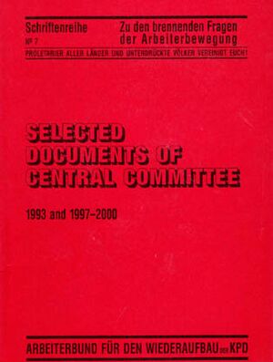 Selected Documents of Central Committee (1993 and 1997-2000)